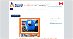 Desktop Screenshot of barrheadplastics.com